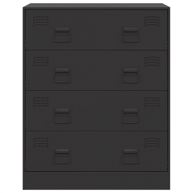 Sideboard Schwarz 67x39x83 cm Stahl