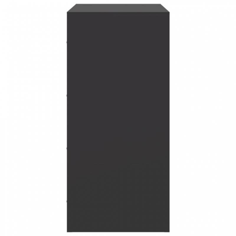 Sideboard Schwarz 67x39x83 cm Stahl