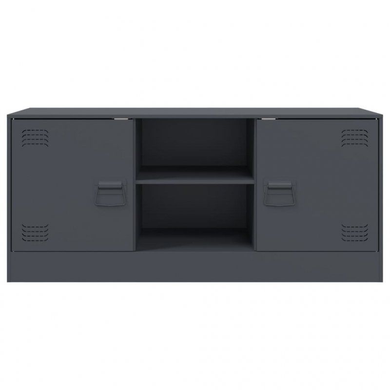 TV-Schrank Anthrazit 99x39x44 cm Stahl