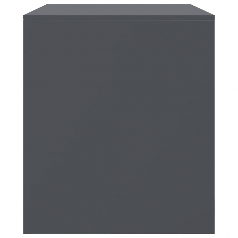 TV-Schrank Anthrazit 67x39x44 cm Stahl