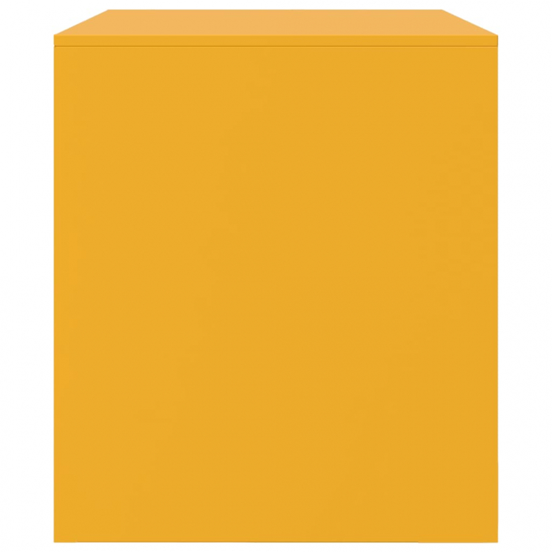 TV-Schrank Senfgelb 67x39x44 cm Stahl