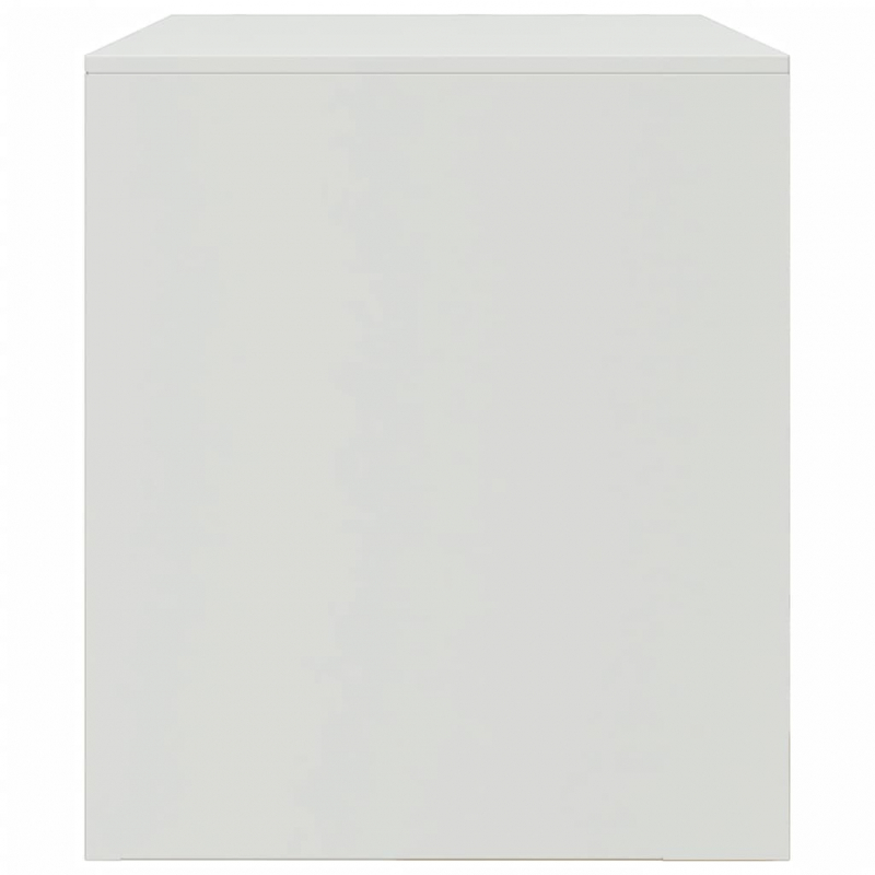 TV-Schränke 2 Stk. Weiß 67x39x44 cm Stahl