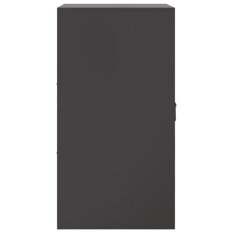 Sideboard Schwarz 34,5x39x73 cm Stahl