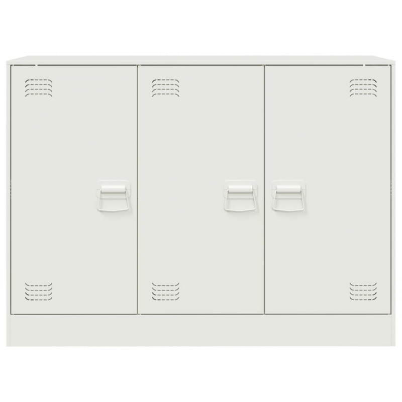 Sideboard Weiß 99x39x73 cm Stahl