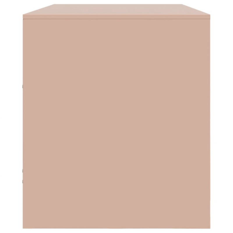 TV-Schrank Rosa 99x39x44 cm Stahl