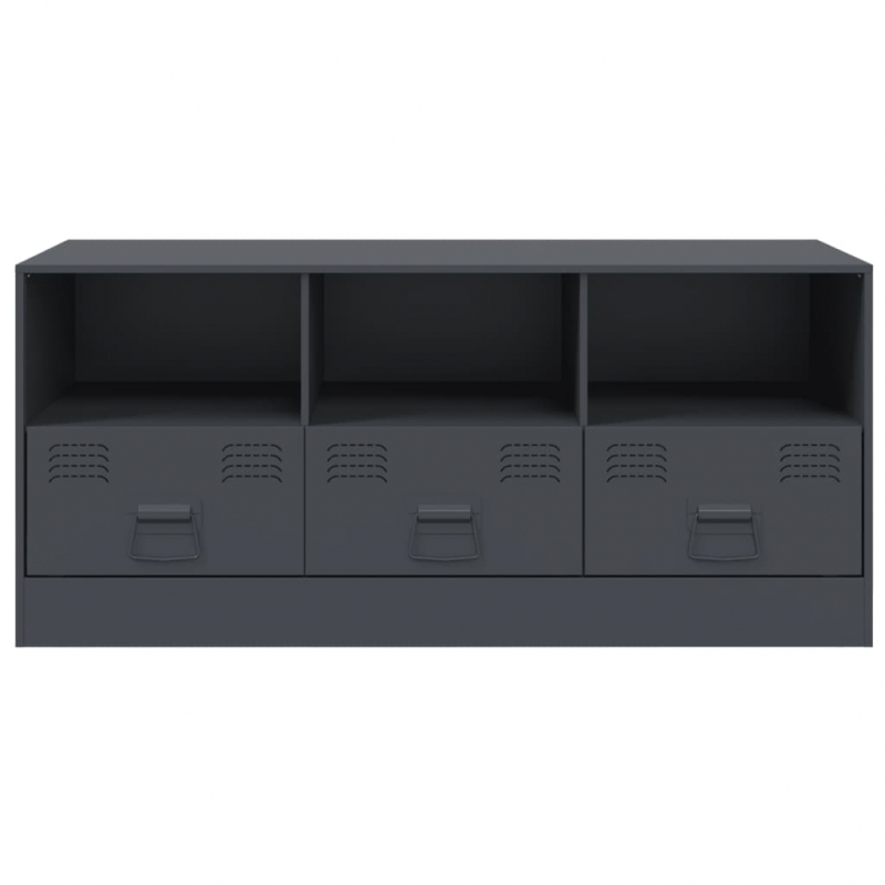 TV-Schrank Anthrazit 99x39x44 cm Stahl