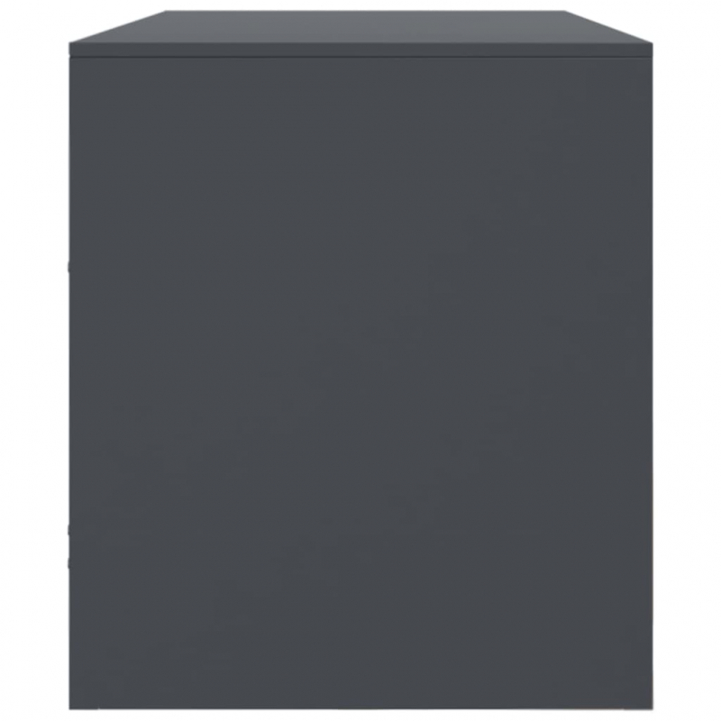 TV-Schrank Anthrazit 99x39x44 cm Stahl