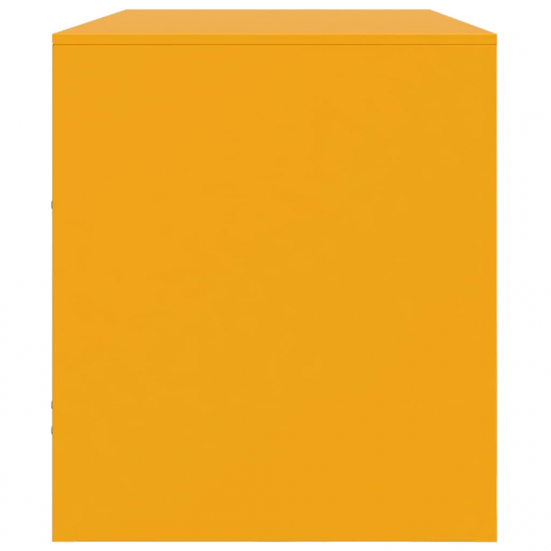 TV-Schrank Senfgelb 99x39x44 cm Stahl