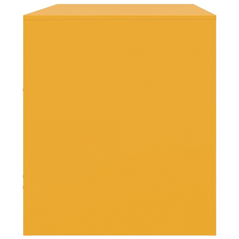 TV-Schrank Senfgelb 67x39x44 cm Stahl