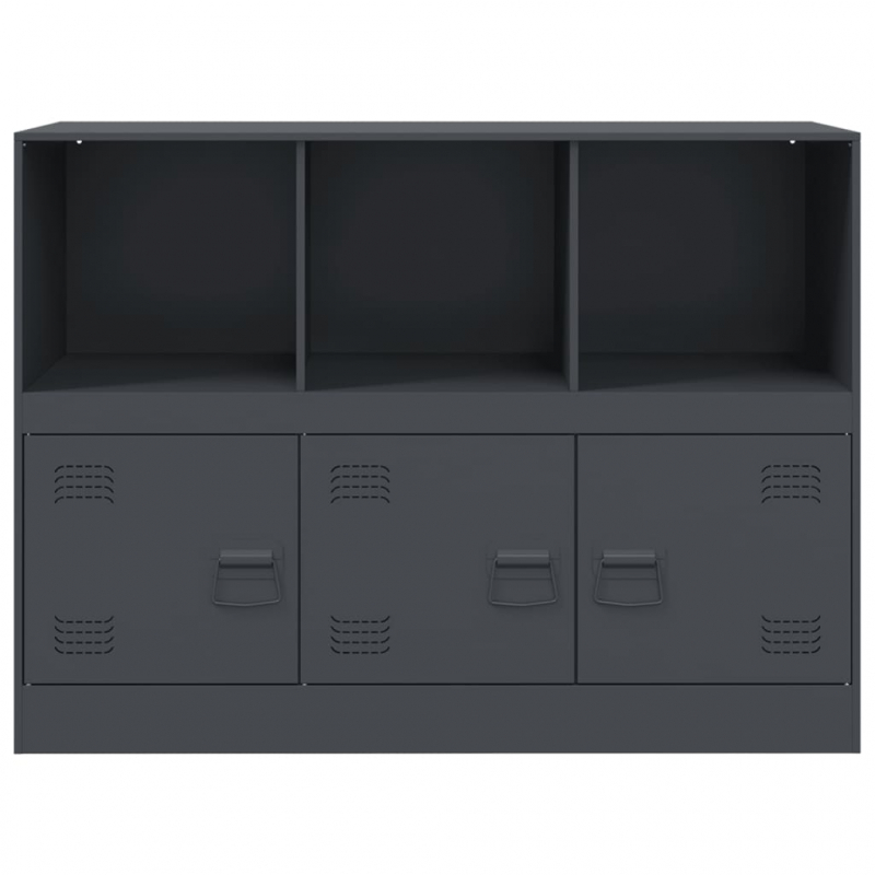 Sideboard Anthrazit 99x39x73 cm Stahl