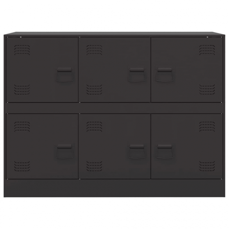 Sideboard Schwarz 99x39x73 cm Stahl