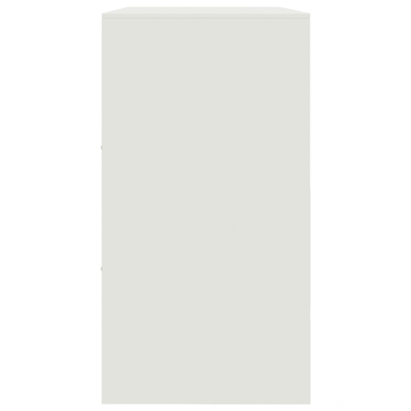 Sideboard Weiß 99x39x73 cm Stahl