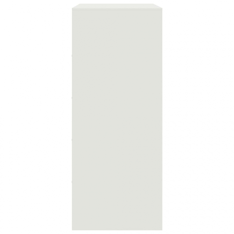 Highboard Weiß 67x39x95 cm Stahl