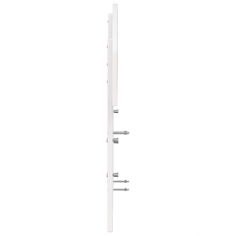 Kopfteil Weiß 150 cm Massivholz Kiefer