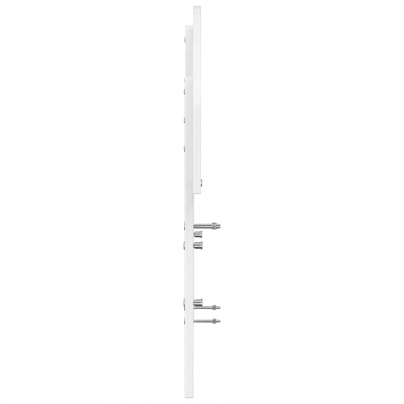 Kopfteil Weiß 135 cm Massivholz Kiefer