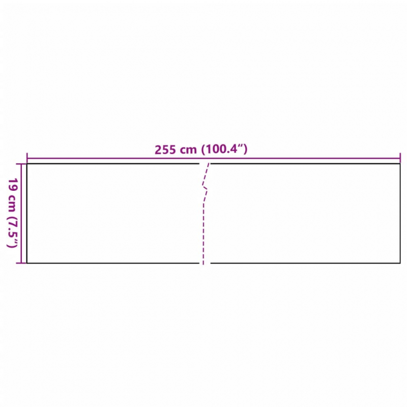 Balkon-Sichtschutze 5 Stk. Weiß 255x19 cm Poly Rattan