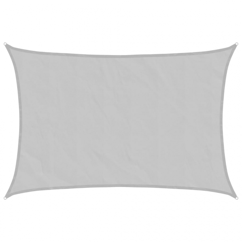 Sonnensegel Hellgrau 4x2,5 m 100% Polyester Oxford