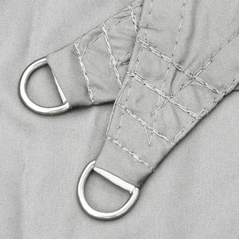 Sonnensegel Hellgrau 6x4 m 100% Polyester Oxford