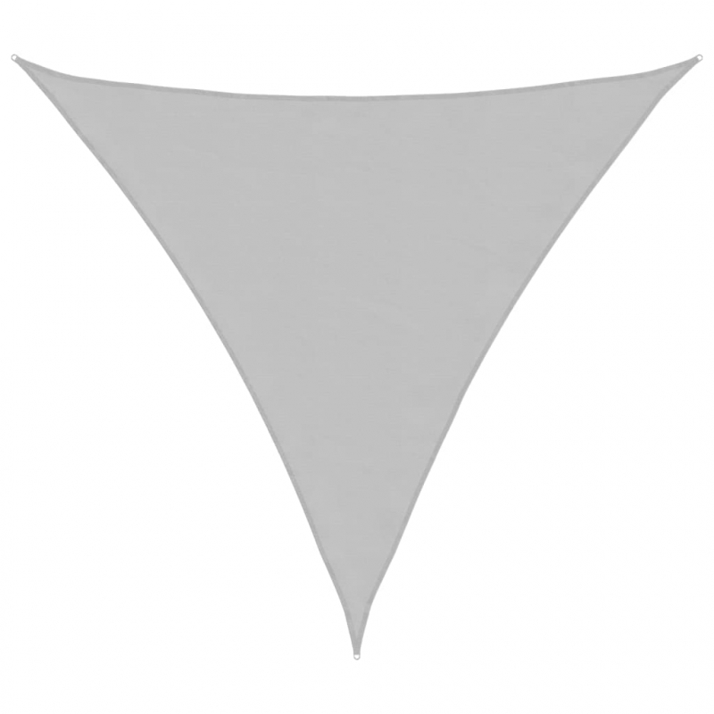 Sonnensegel Hellgrau 5x5x5 m 100% Polyester Oxford