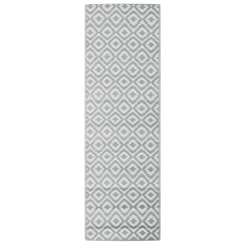 Outdoor-Teppich ARAKIL Grau 80x250 cm PP