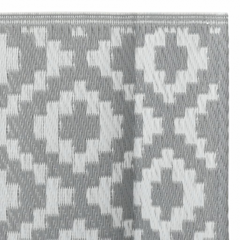 Outdoor-Teppich ARAKIL Grau 80x250 cm PP