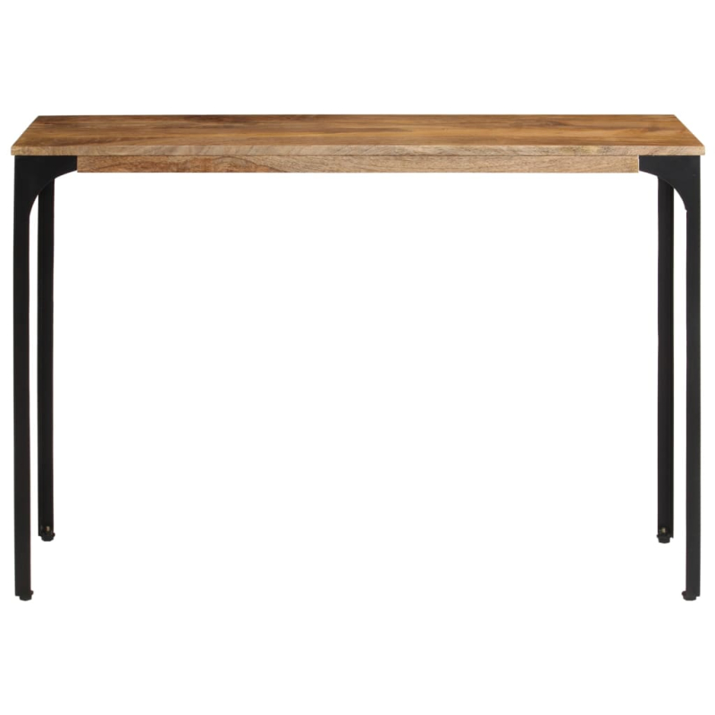 Konsolentisch Braun 110x35x76 cm Massivholz Mango und Eisen