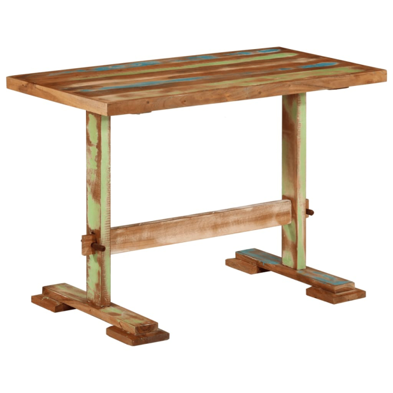 Esstisch 110x55x78 cm Altholz Massiv