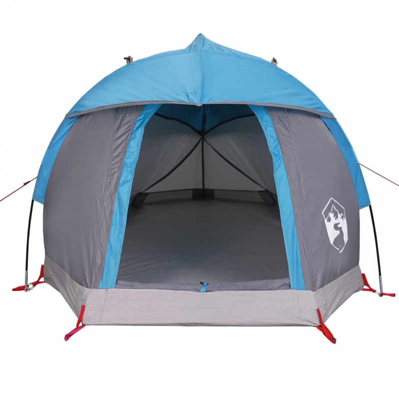 Kuppel-Campingzelt 1 Person Blau Wasserdicht