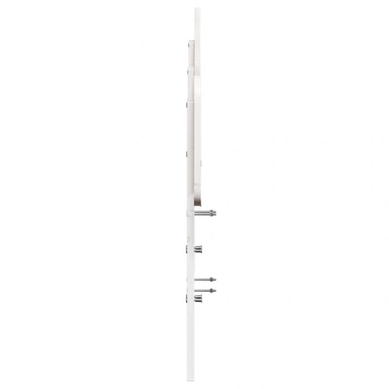 Kopfteil Weiß 150 cm Massivholz Kiefer