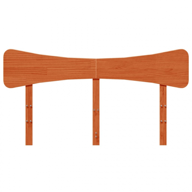 Kopfteil Wachsbraun 150 cm Massivholz Kiefer