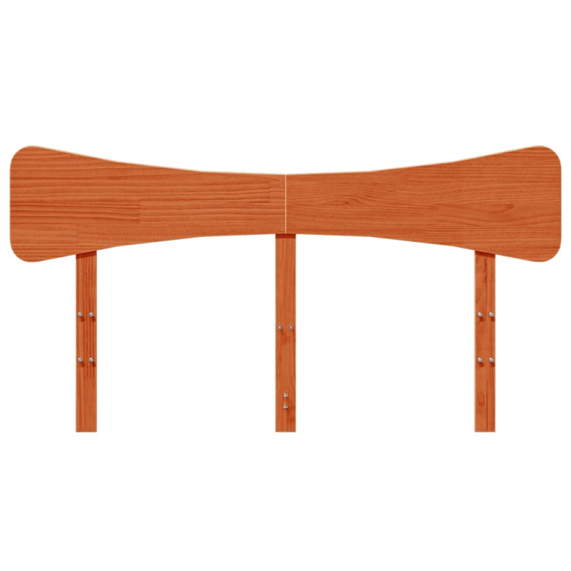 Kopfteil Wachsbraun 140 cm Massivholz Kiefer