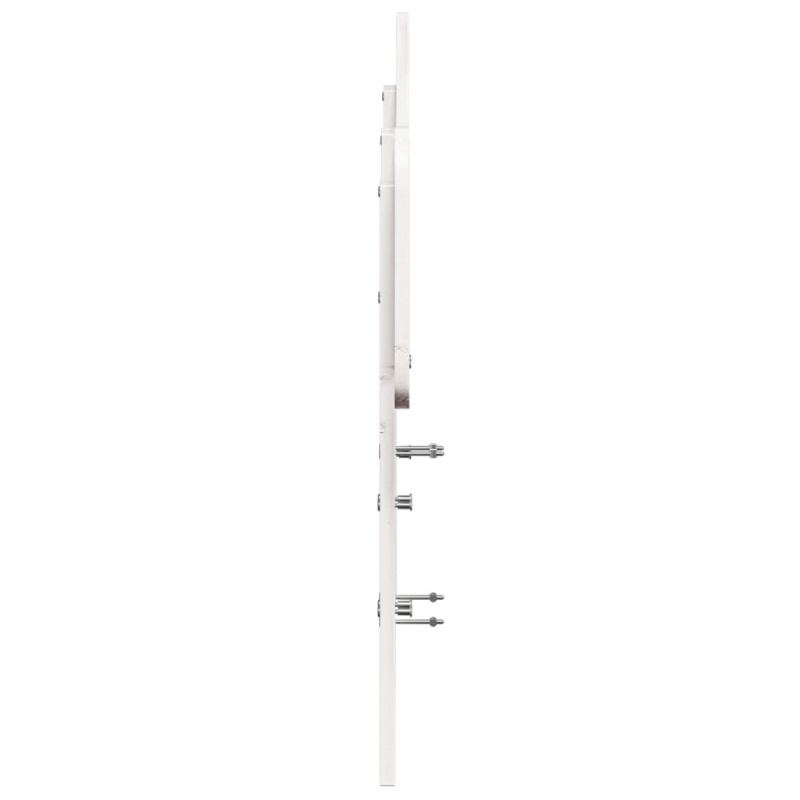 Kopfteil Weiß 135 cm Massivholz Kiefer