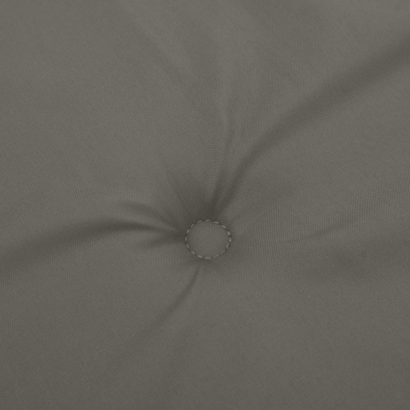 Niedriglehner-Auflagen 6 Stk. Dunkelgrau 100x50x4 cm Stoff