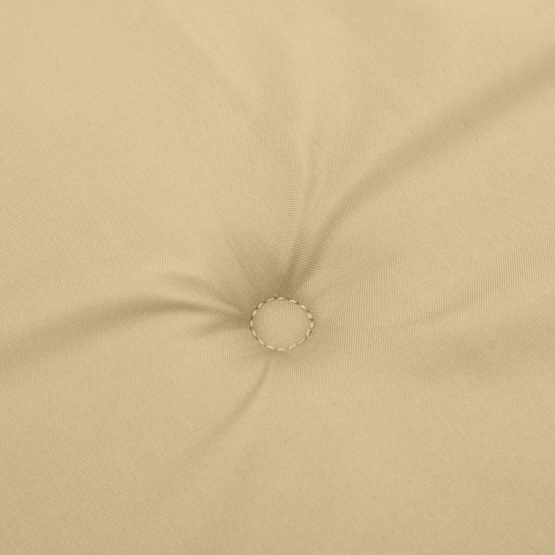 Niedriglehner-Auflagen 6 Stk. Melange Beige 100x50x4 cm Stoff