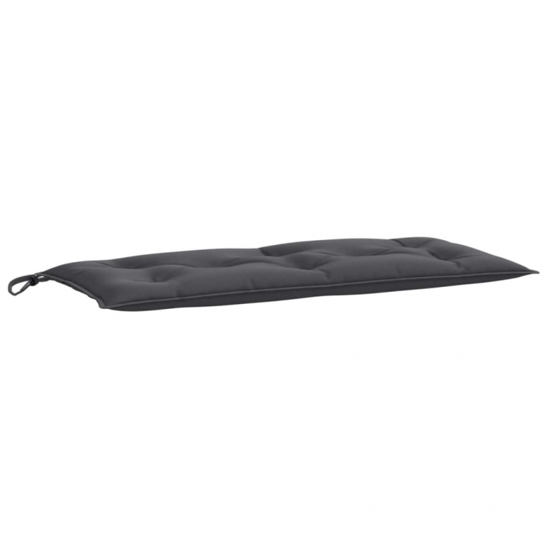 Gartenbank-Auflage Melange Anthrazit 100x50x7 cm Stoff