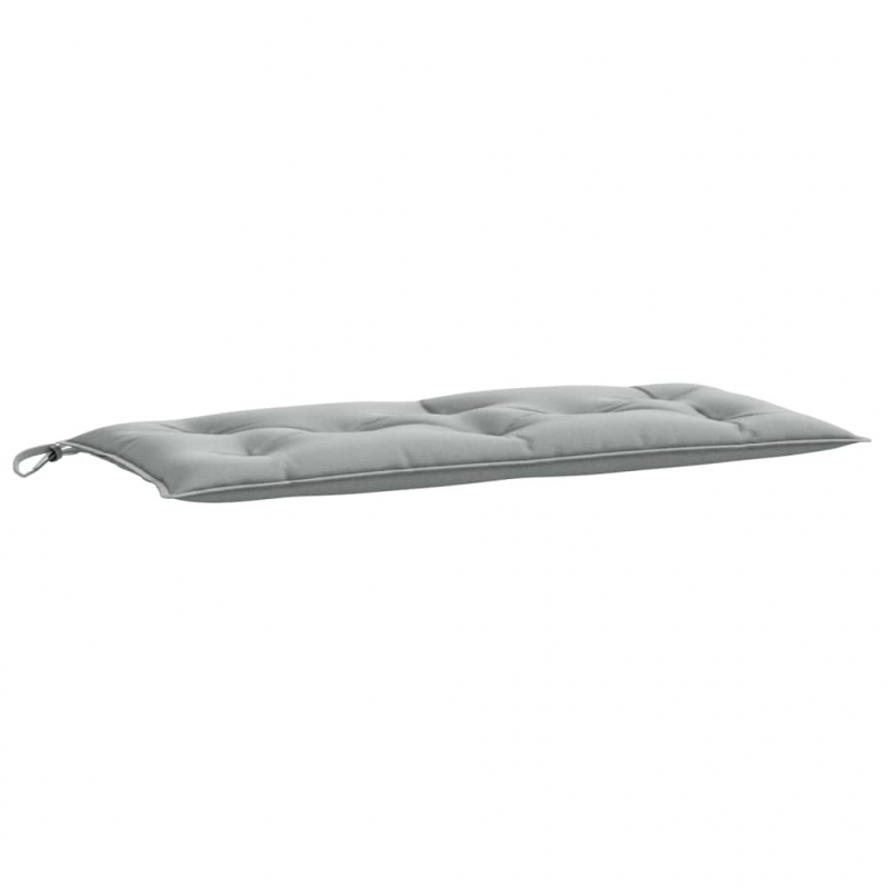 Gartenbank-Auflage Melange Hellgrau 100x50x7 cm Stoff