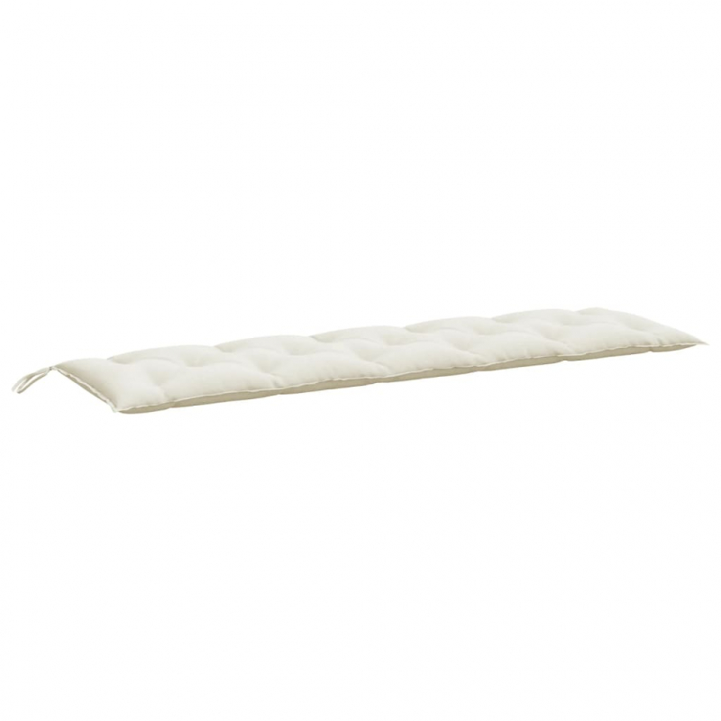 Gartenbank-Auflage Melange Creme 180x50x7 cm Stoff