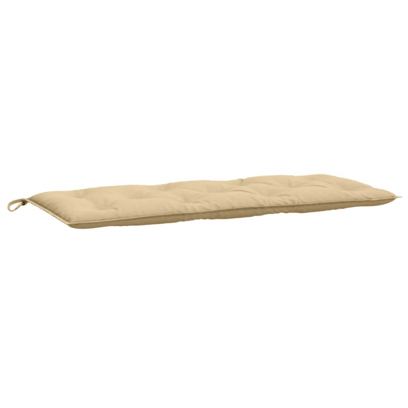 Gartenbank-Auflagen 2 Stk. Melange Beige 120x50x7 cm Stoff