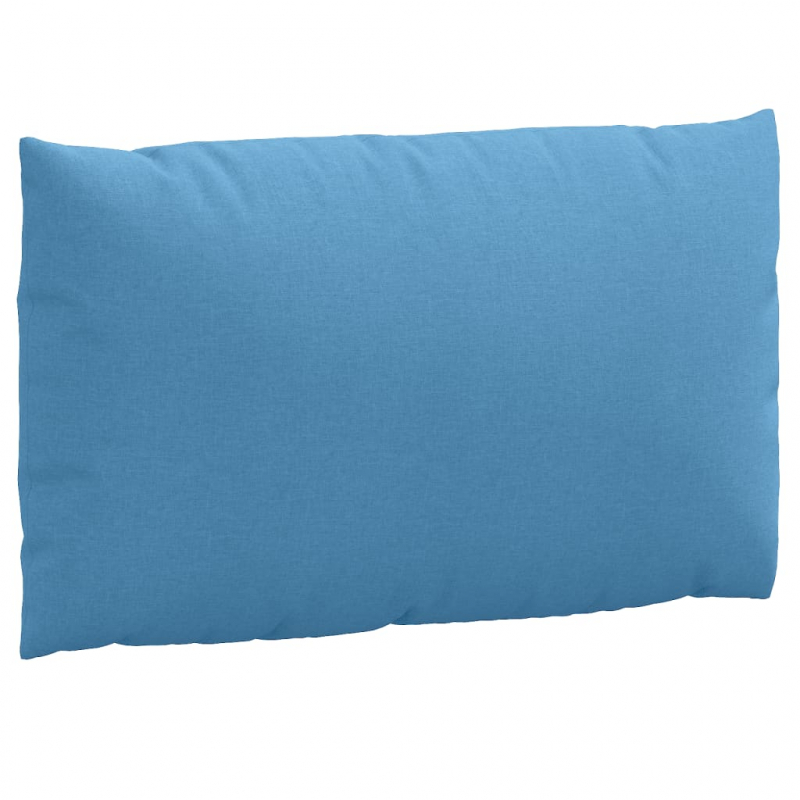 Palettenkissen 3-tlg. Melange Blau Stoff