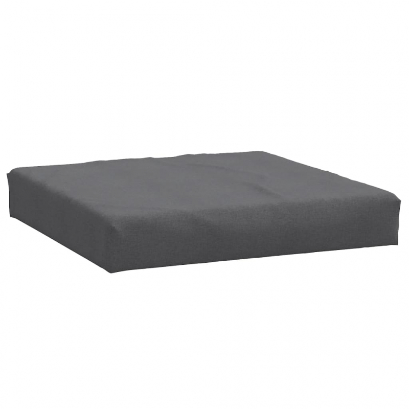 Palettenkissen Melange Anthrazit 60x60x9,5 cm Stoff