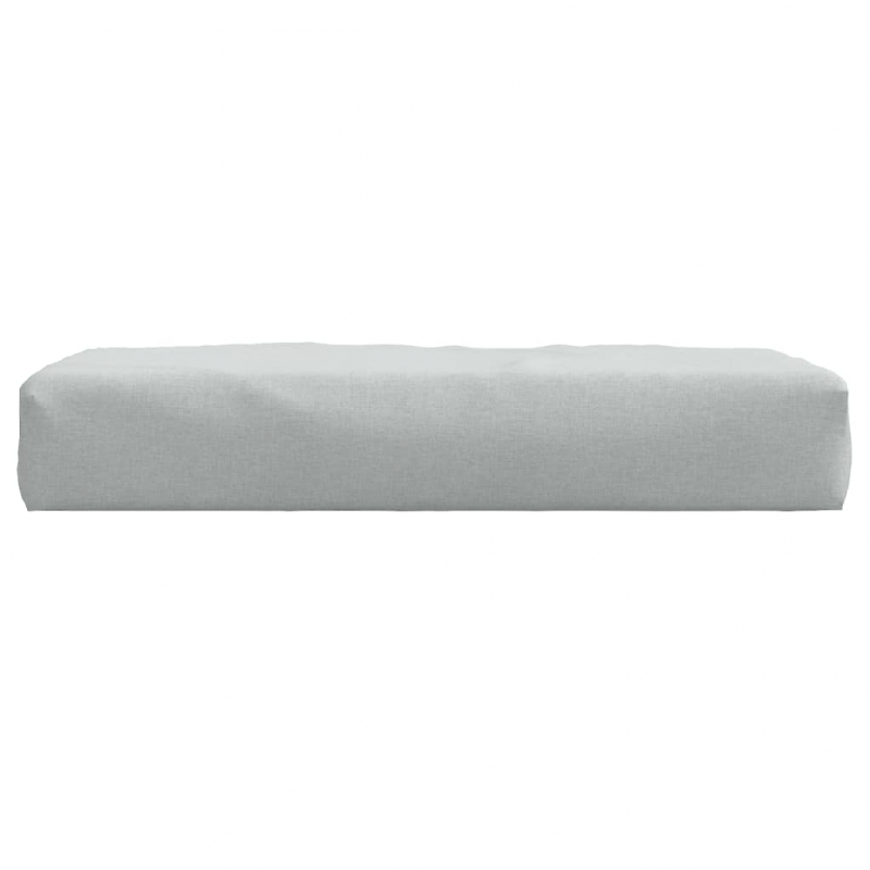 Palettenkissen Melange Hellgrau 60x60x9,5 cm Stoff