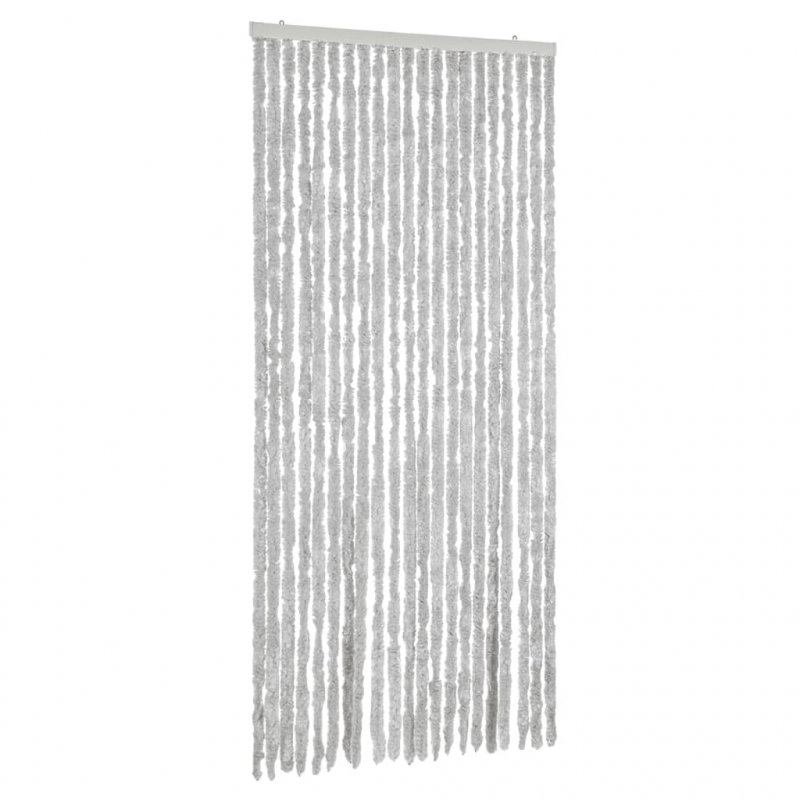 Fliegenvorhang Grau 56x185 cm Chenille