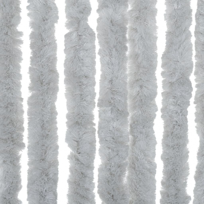 Fliegenvorhang Grau 56x185 cm Chenille