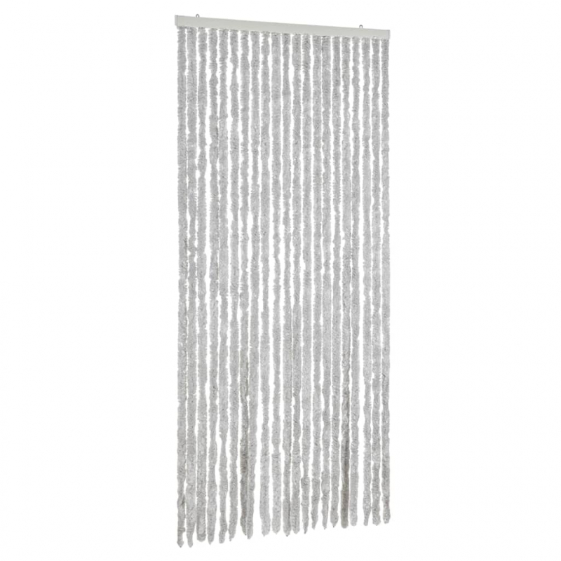 Fliegenvorhang Grau 100x220 cm Chenille