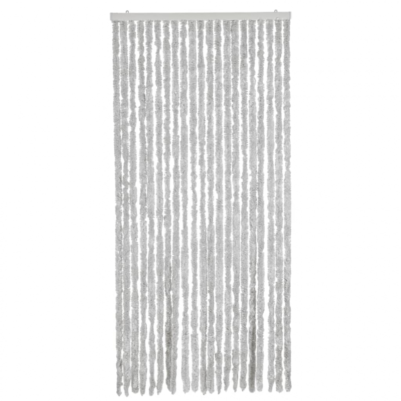 Fliegenvorhang Grau 100x230 cm Chenille