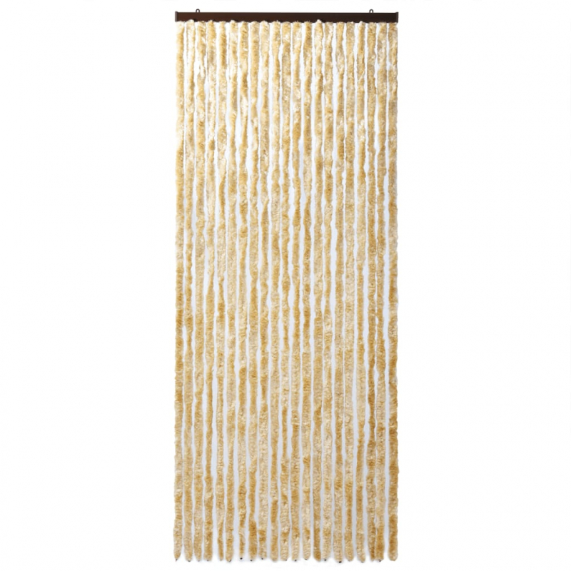 Fliegenvorhang Beige 100x230 cm Chenille