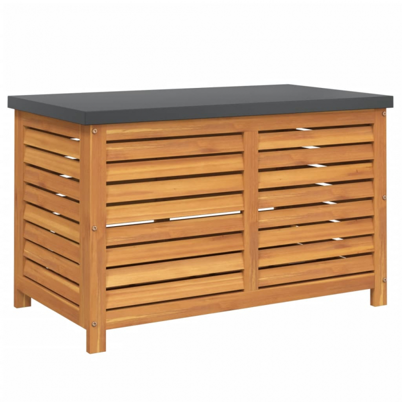 Gartenbox 60x50x55 cm Massivholz Eukalyptus
