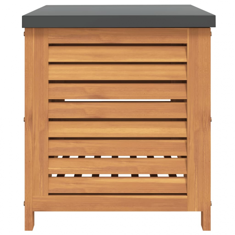 Gartenbox 60x50x55 cm Massivholz Eukalyptus