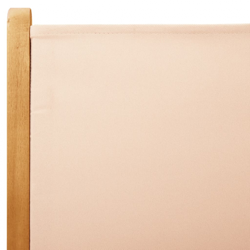 Gartenstühle 2 Stk. Beige Massivholz Akazie & Stoff