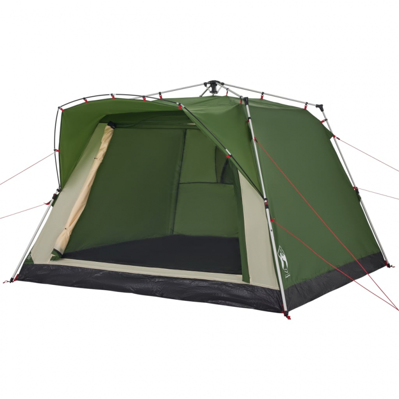 Campingzelt 4 Personen Grün Quick Release